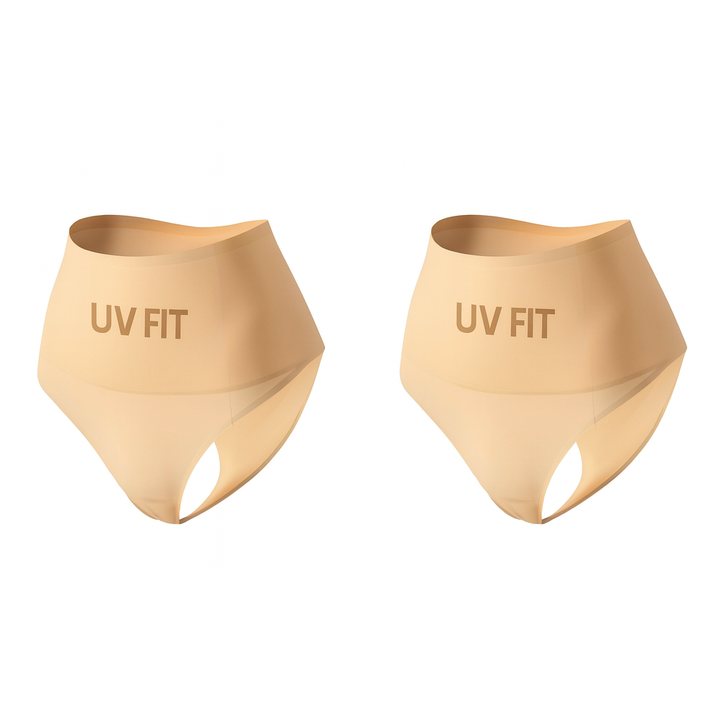 UBAU UV FIT 2025 High Waist Thongs Seamless Women's Panties