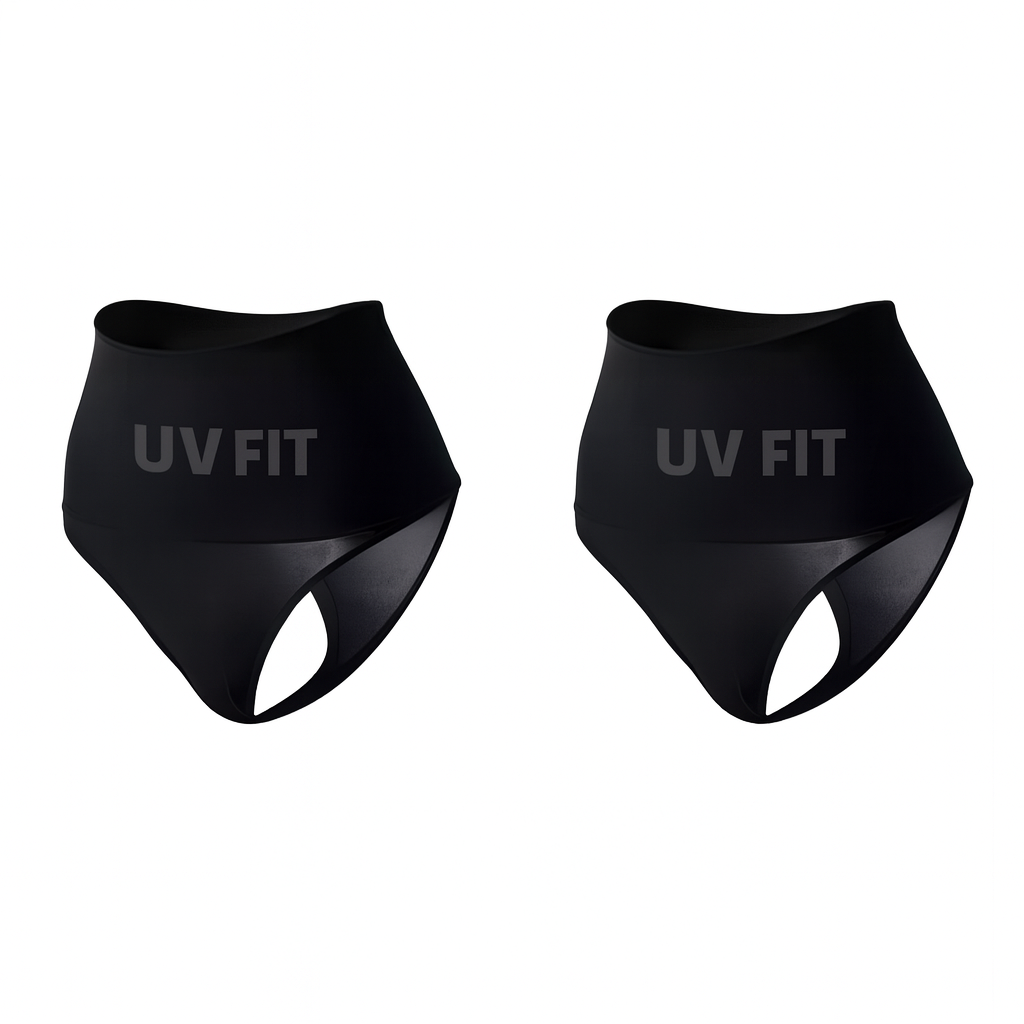 UBAU UV FIT 2025 High Waist Thongs Seamless Women's Panties