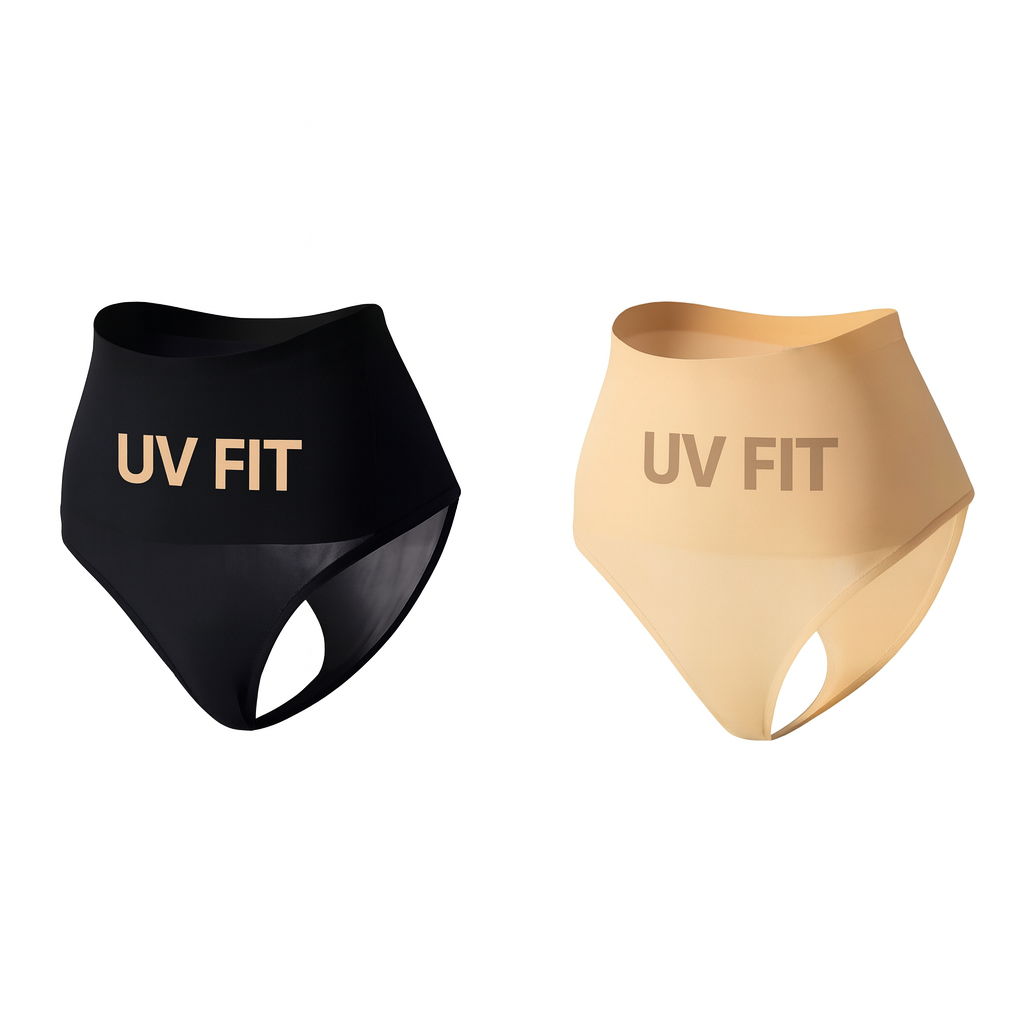 UBAU UV FIT 2025 High Waist Thongs Seamless Women's Panties