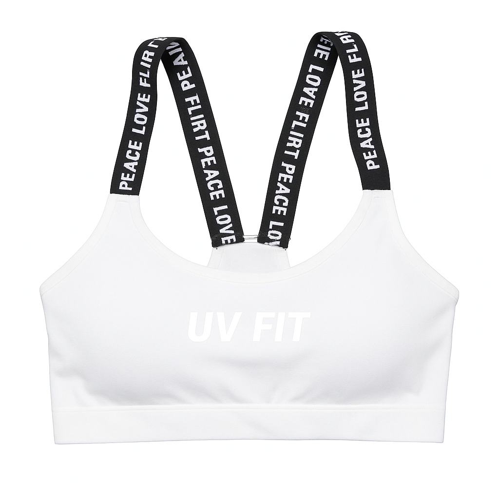 UV FIT Minimalist Strappy Sports Bra