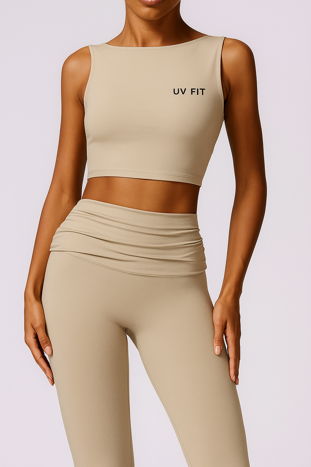 UV FIT High Support, Open-Back Yoga Tank Top