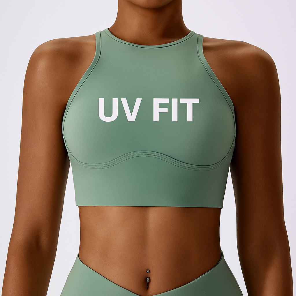 UV FIT Women’s Shockproof Push-Up Sports Bra