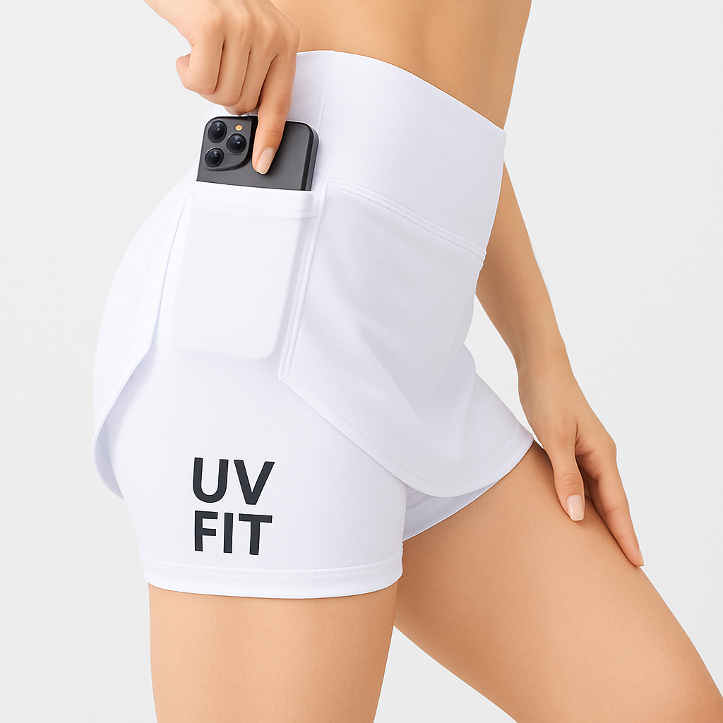 UV FIT Women's Athletic Skorts with Side Pocket