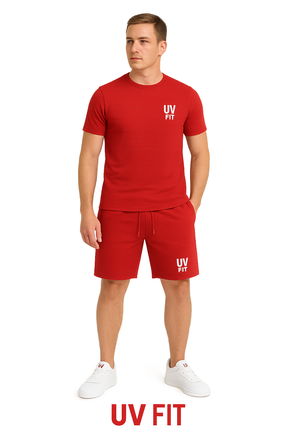 UV FIT – Premium Athletic Set (T-Shirt & Shorts)