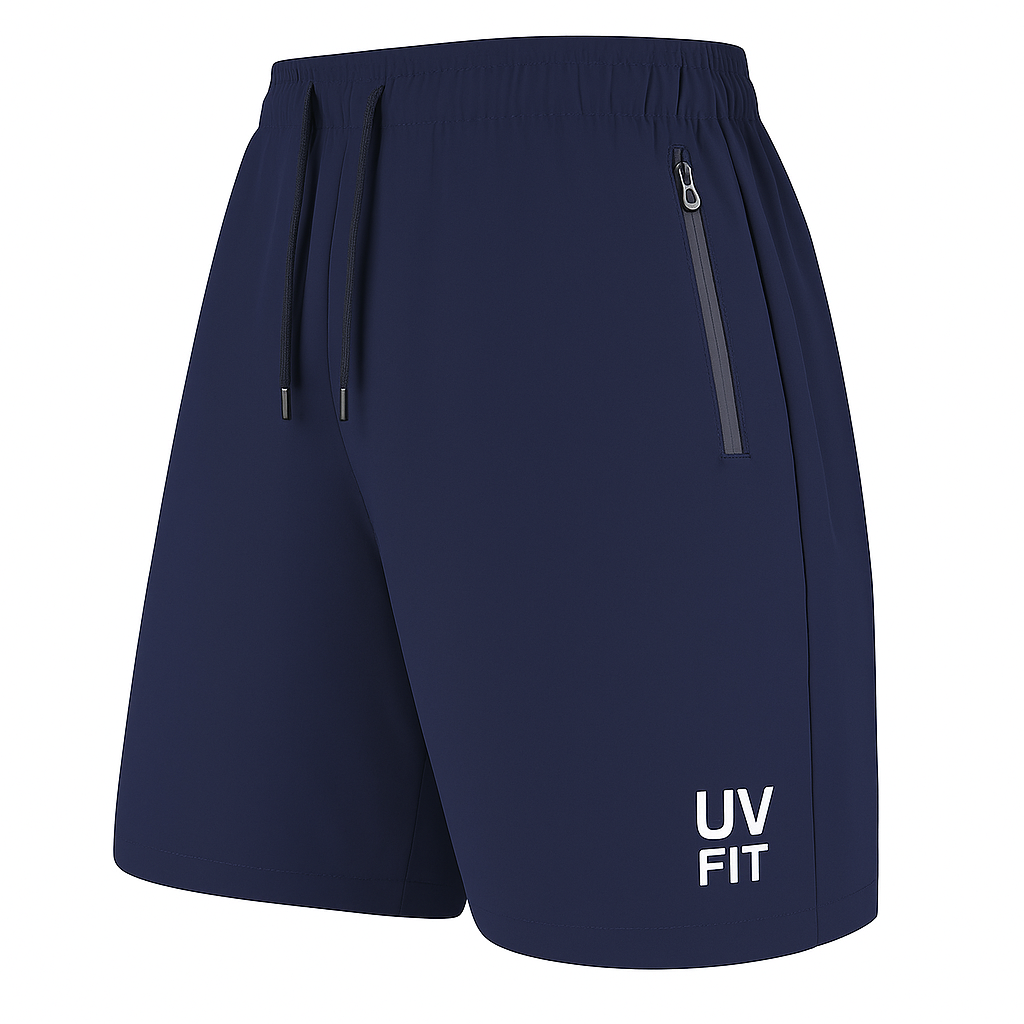 UV FIT Navy Blue Performance Shorts