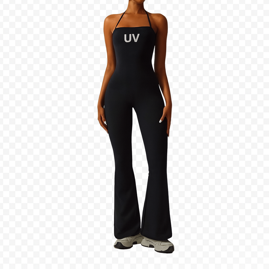 UV FIT Luxe Halter Jumpsuit