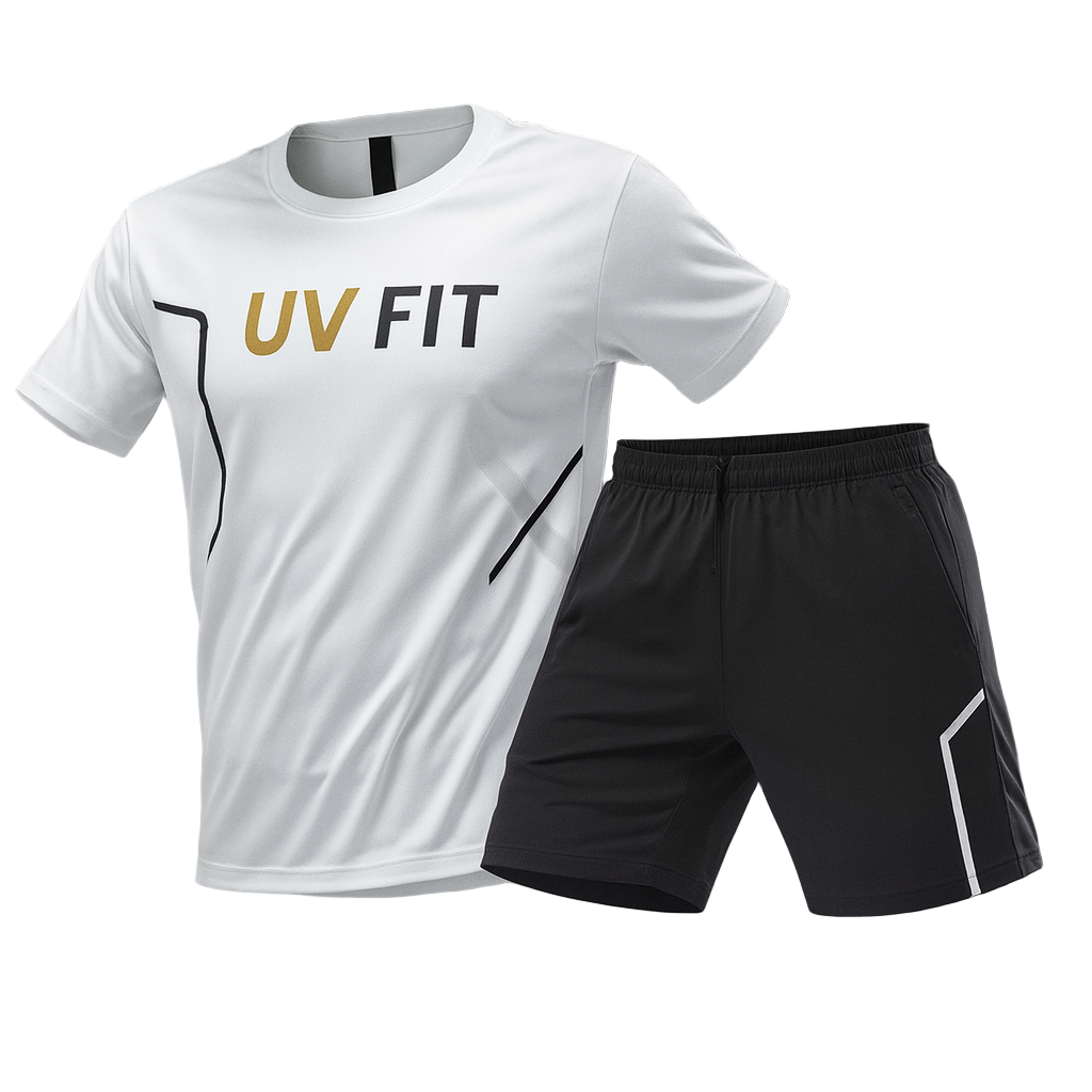UV FIT Plus Size Men's Quick-Drying Sportswear Set