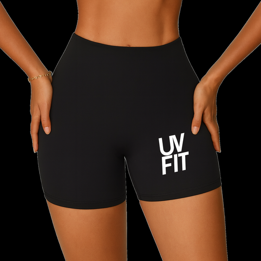 UV FIT High-Waist Performance Shorts