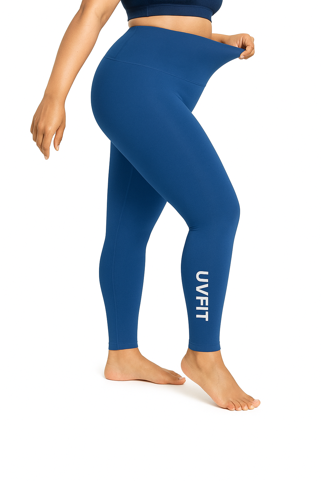 UV FIT High-Waisted Stretch Leggings – Plus Size