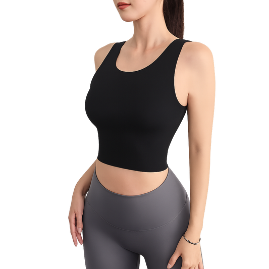 UV FIT Seamless Crop Tank – Second-Skin Comfort & Style