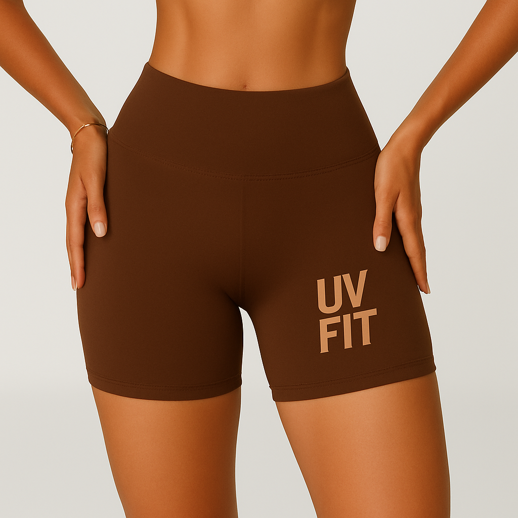 UV FIT High-Waist Performance Shorts