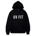 UV FIT Essential Black Hoodie