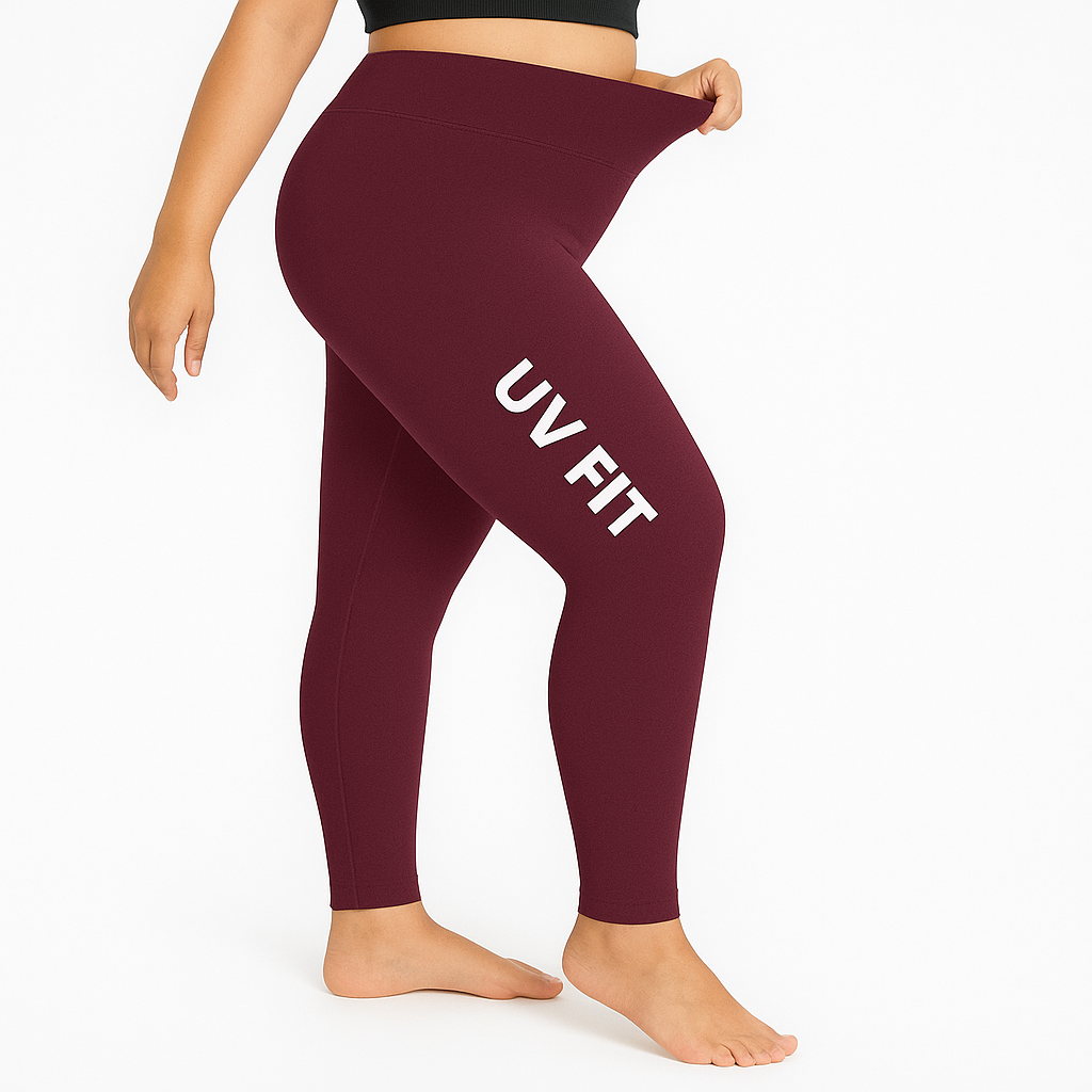 UV FIT High-Waisted Stretch Leggings – Plus Size