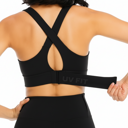UV FIT Sports Bra for Women – Front Zipper