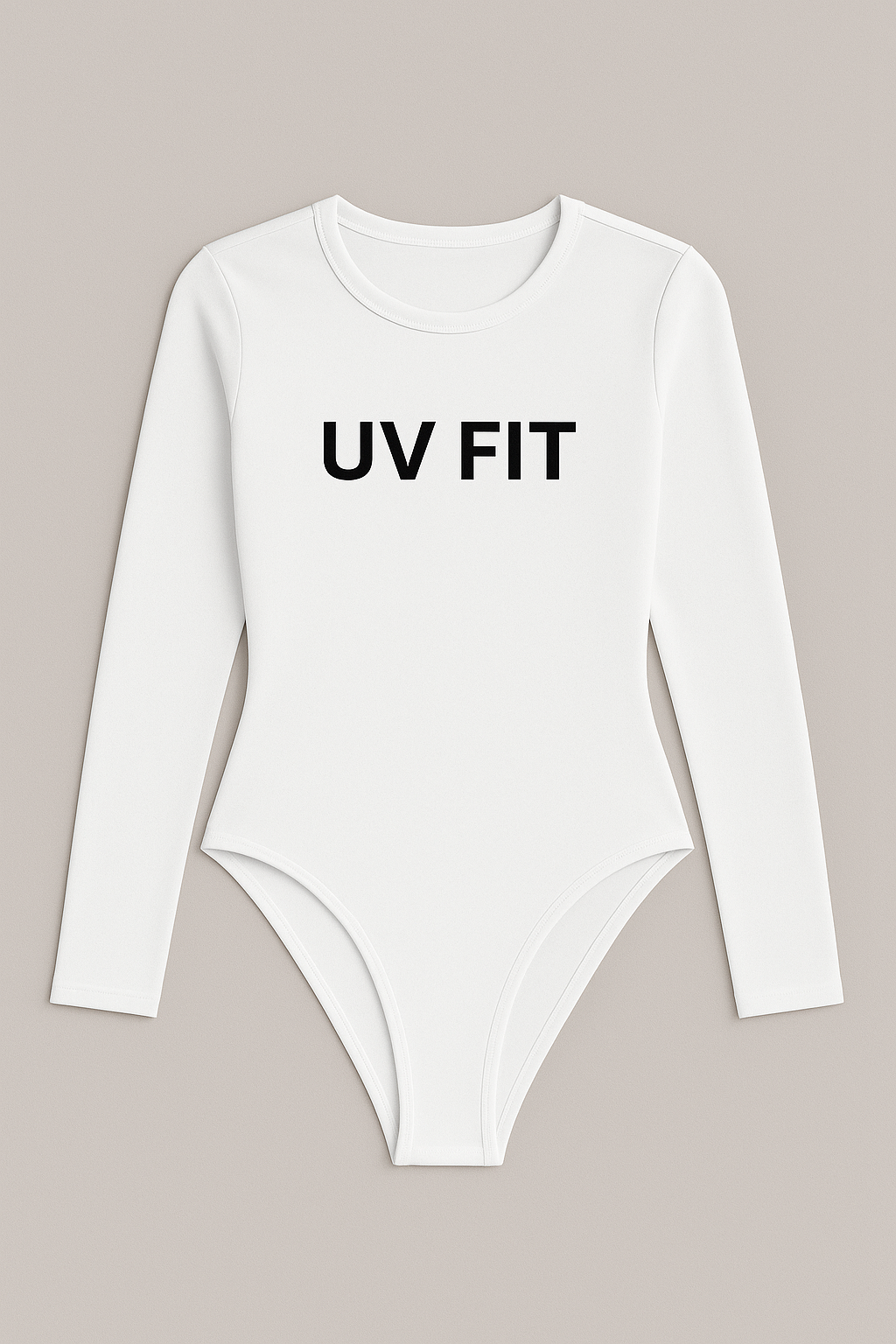 UV FIT O-Neck Long Sleeve Solid Bodysuit