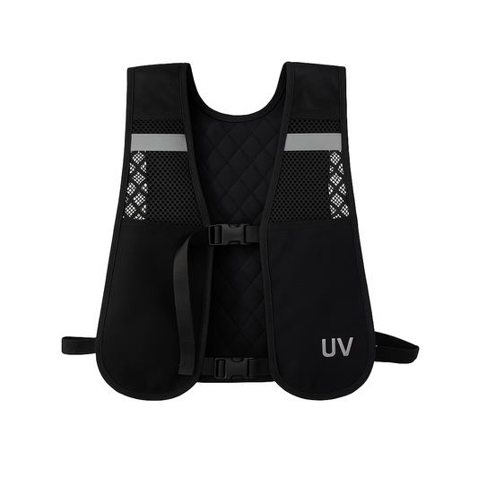 UV Fit Lightweight Reflective Hydration Running Vest