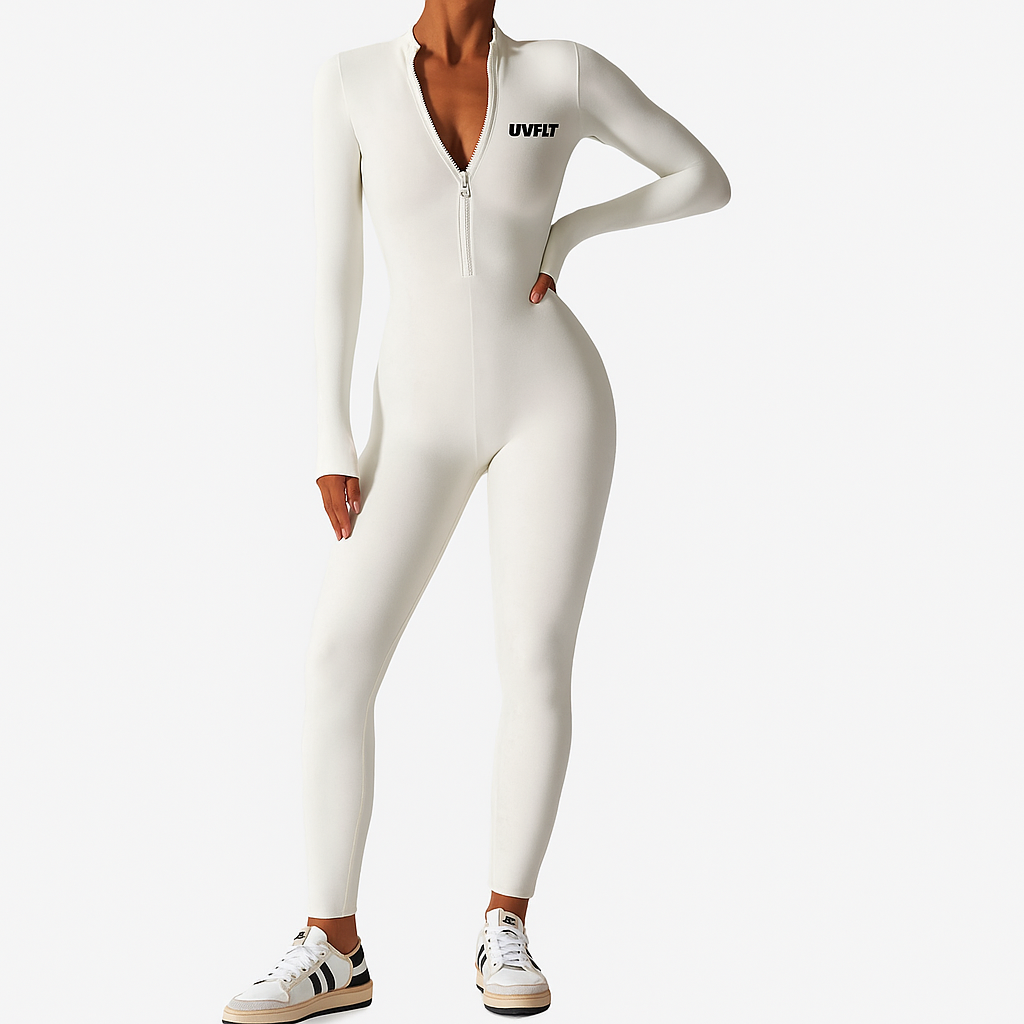 UV FIT Women’s Winterfleece Zippered Yoga Jumpsuit