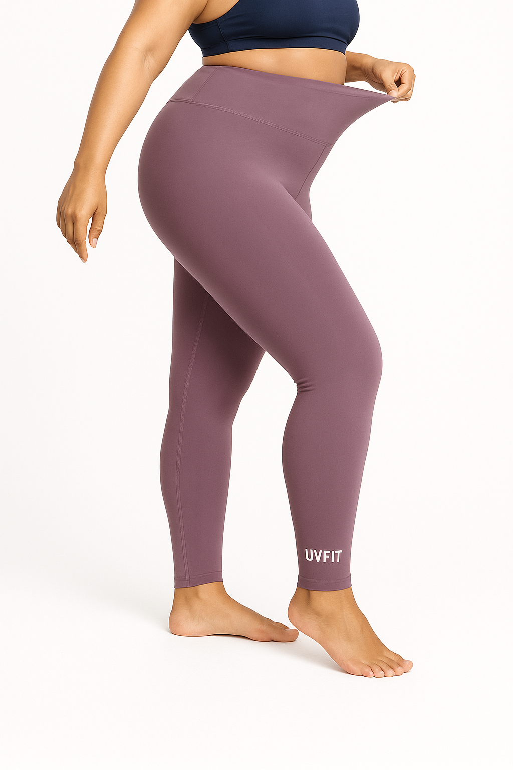 UV FIT High-Waisted Stretch Leggings – Plus Size