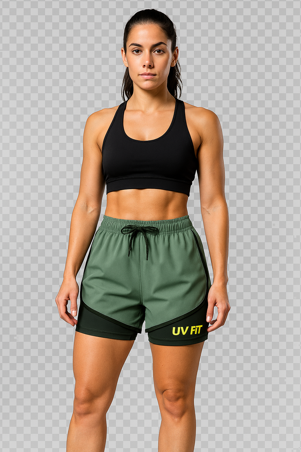 UV FIT Women’s 2-in-1 Athletic Shorts
