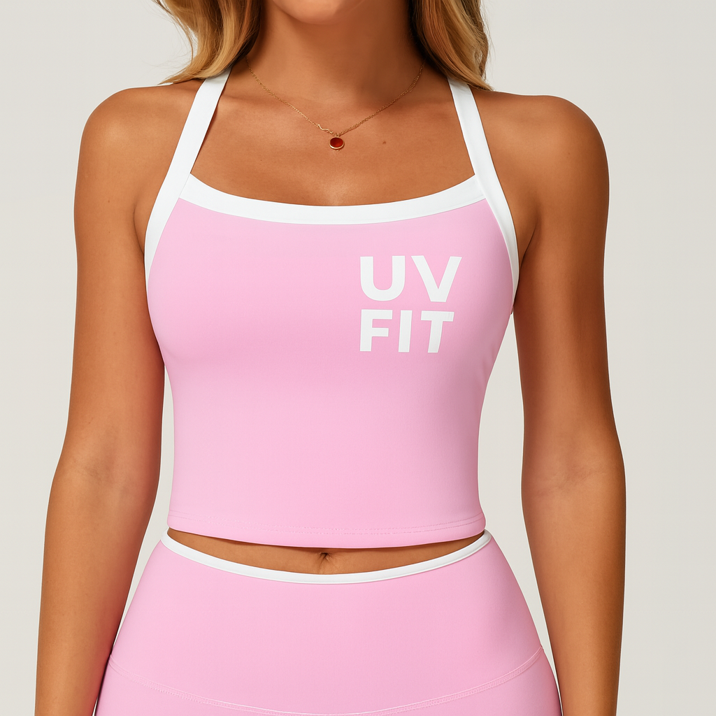 UV FIT Women’s Cross Strap Push-Up Sports Bra