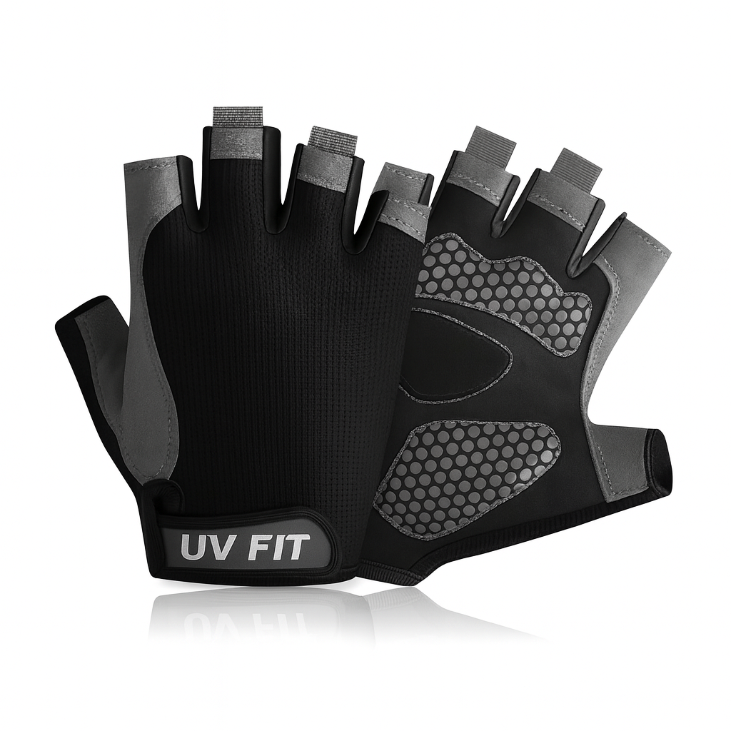 UV FIT Workout Gloves – Breathable Anti-Slip Training Gloves