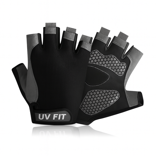 UV FIT Workout Gloves – Breathable Anti-Slip Training Gloves