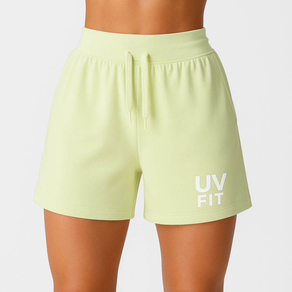UV FIT Women’s Athletic Shorts – High-Waist, Lightweight, and Breathable Activewear