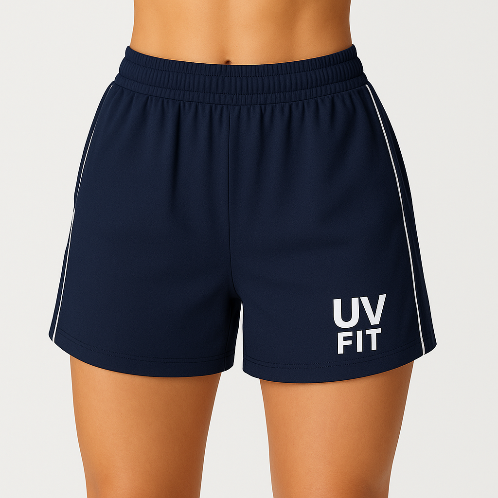UV FIT Women’s Athletic Shorts – High-Waist, Lightweight, and Breathable Activewear
