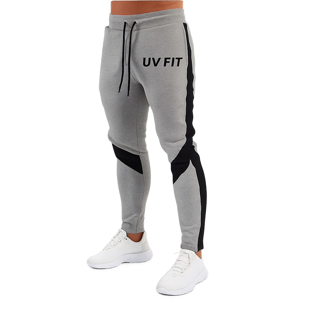 UV FIT Men’s Joggers – Athletic Training Pants | Running & Gym Sweatpants | Quick-Dry Sportswear with UV Protection