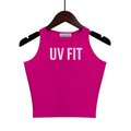UV FIT 2025 New Women’s Cotton Crop Tank Top