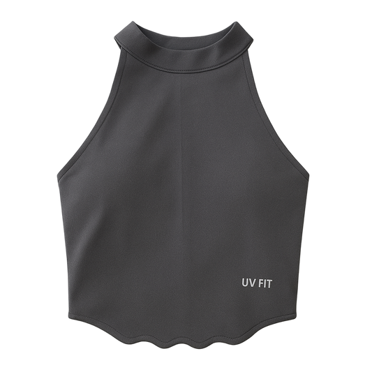 UV FIT Women’s Slim Zipper Yoga Vest