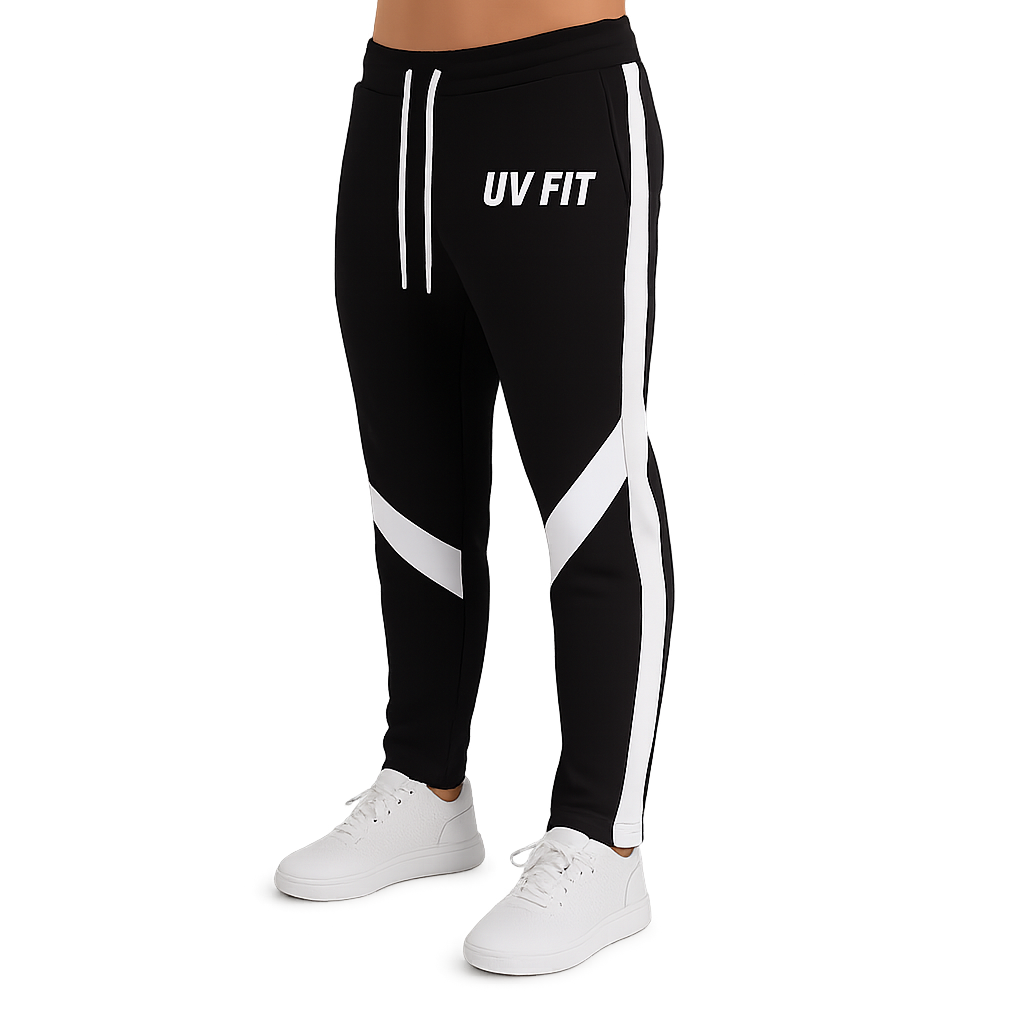 UV FIT Men’s Joggers – Athletic Training Pants | Running & Gym Sweatpants | Quick-Dry Sportswear with UV Protection