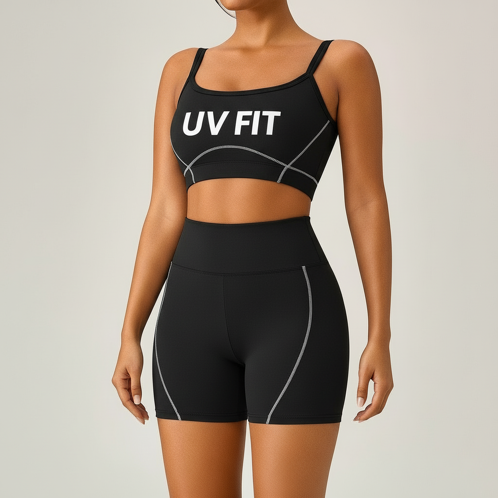 UV FIT – Seamless Contrast Yoga Set