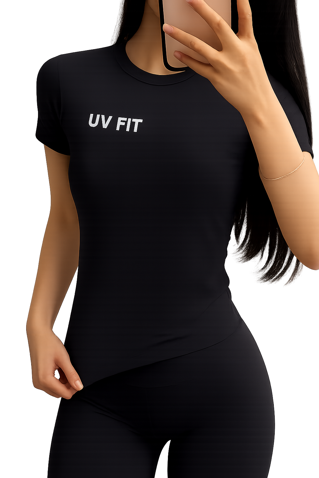 UV FIT Women's Yoga Shirt Short Sleeve Seamless Sports
