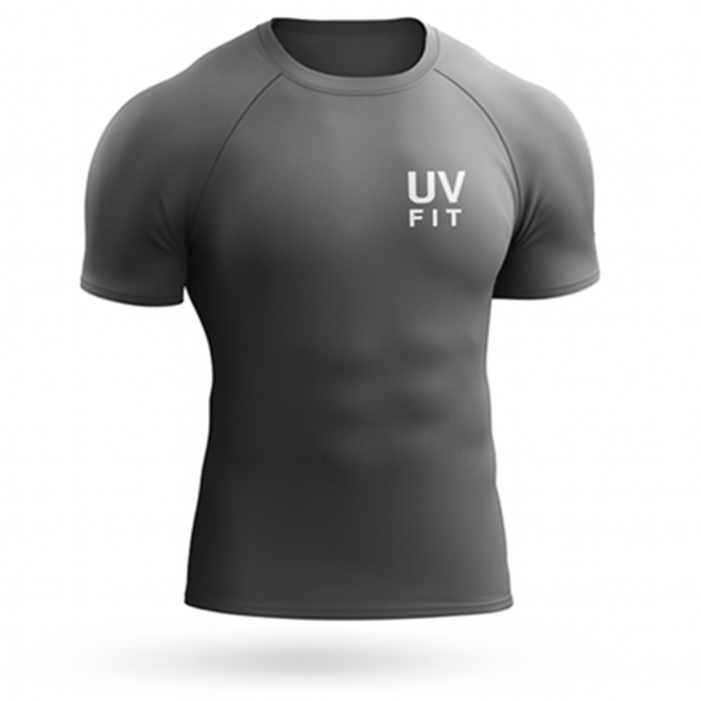 UV FIT 2025 Compression T-Shirt for Men – Quick-Dry Athletic Gym & Running Sportswear
