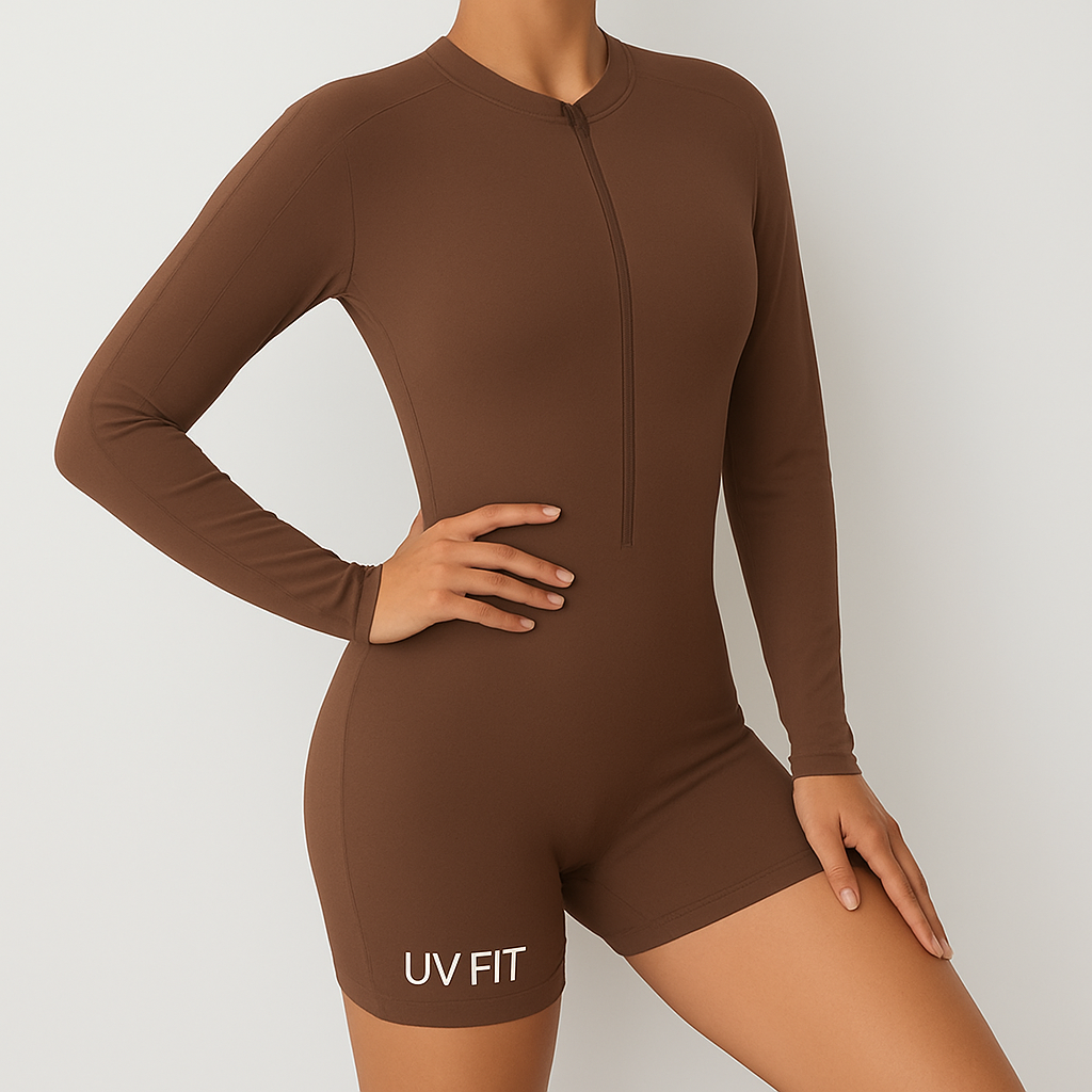 UV FIT Women’s Long Sleeve Athletic Jumpsuit
