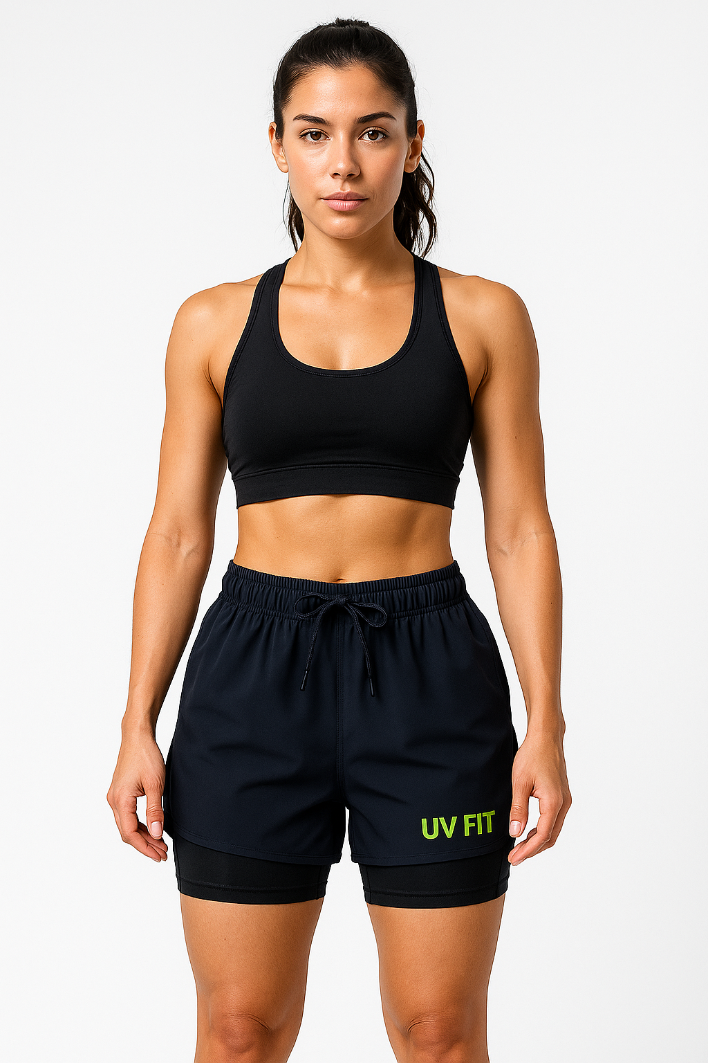 UV FIT Women’s 2-in-1 Athletic Shorts