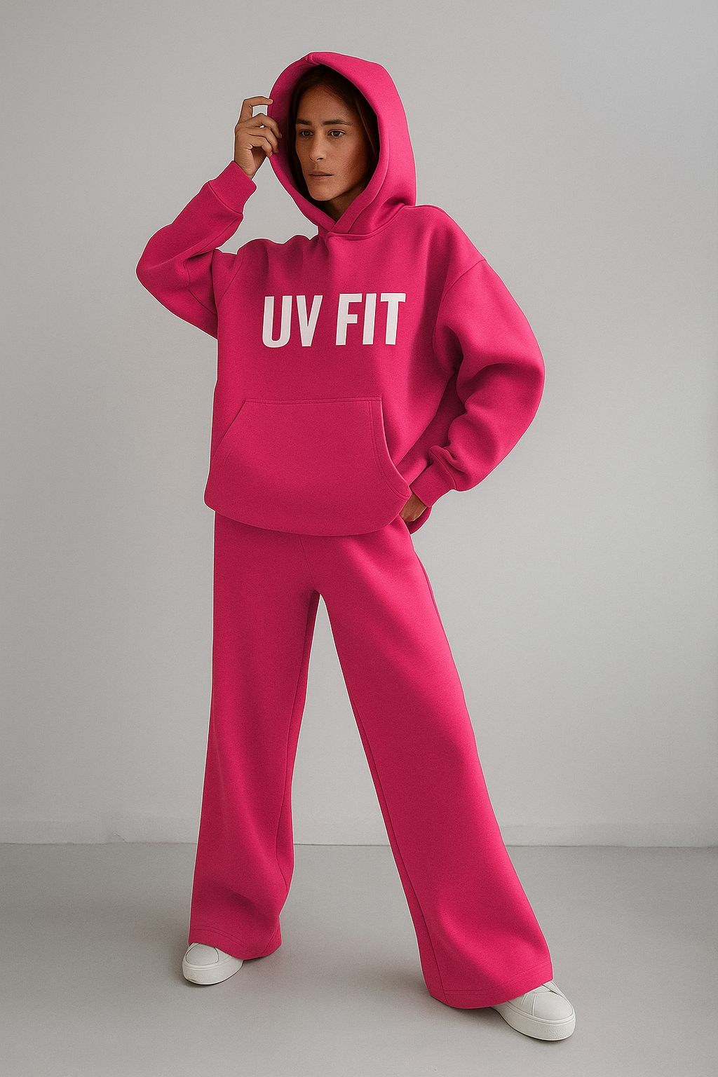 UV FIT Bold Comfort Hoodie & Wide-Leg Sweat Set