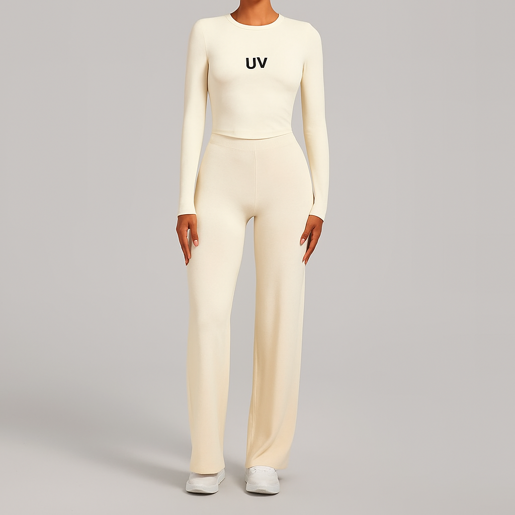 UV FIT 2-Piece Nude Yoga Set