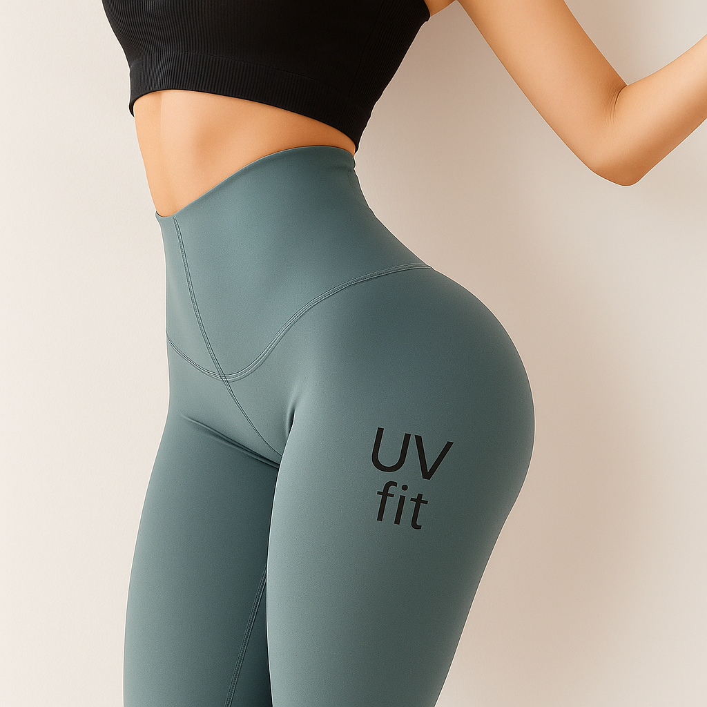 UV FIT Women’s High-Waist Seamless Workout Leggings