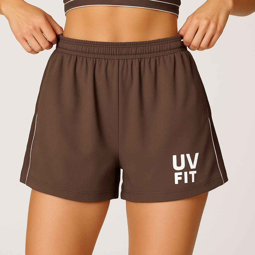 UV FIT Women’s Athletic Shorts – High-Waist, Lightweight, and Breathable Activewear