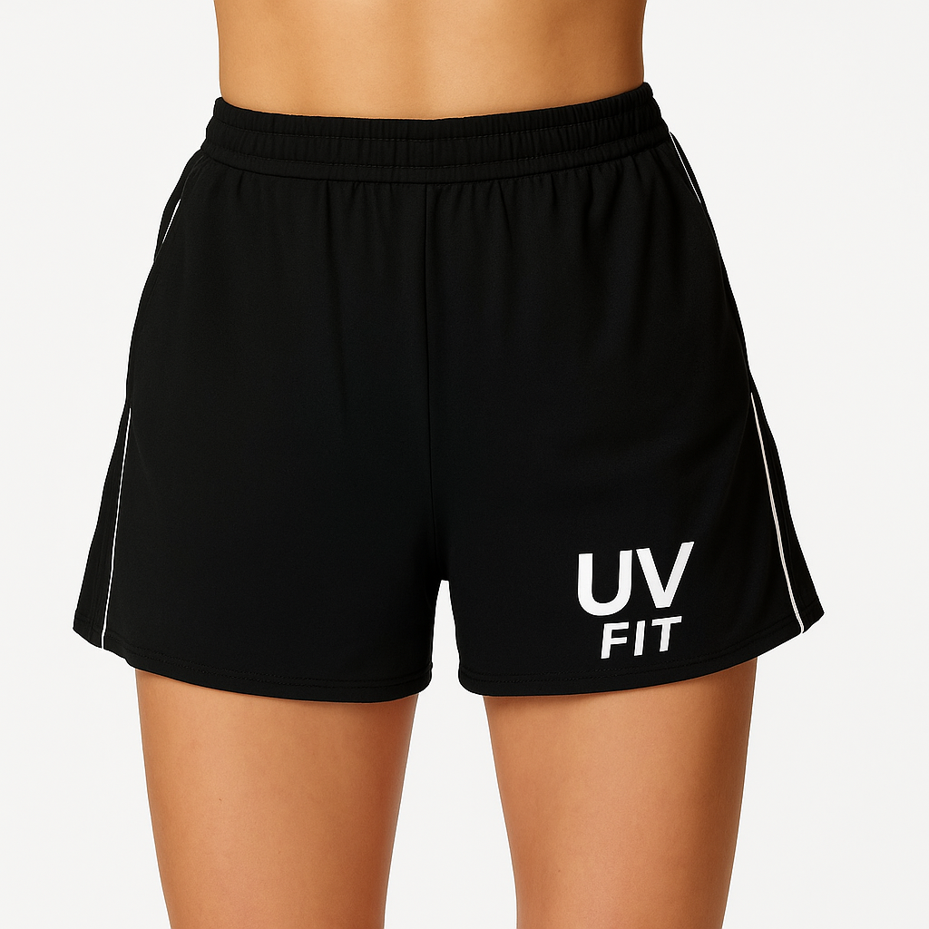 UV FIT Women’s Athletic Shorts – High-Waist, Lightweight, and Breathable Activewear