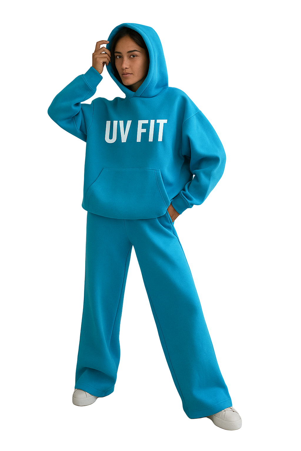 UV FIT Bold Comfort Hoodie & Wide-Leg Sweat Set