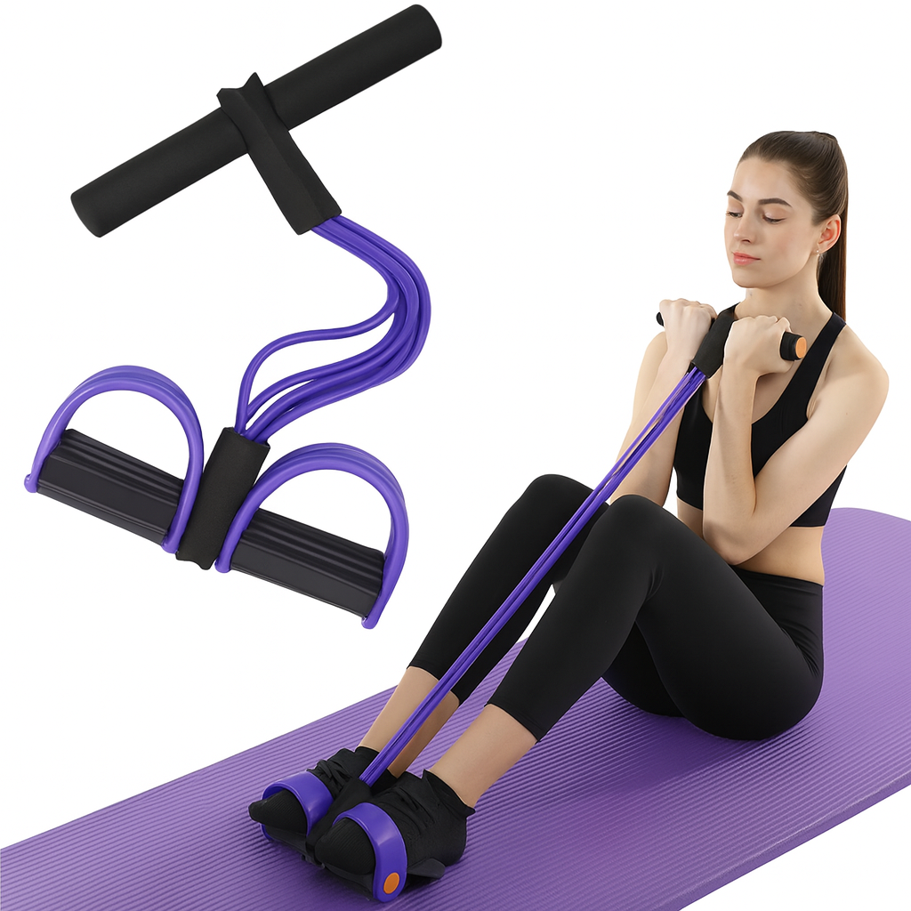 UV FIT Pedal Resistance Band – Full Body Workout Trainer