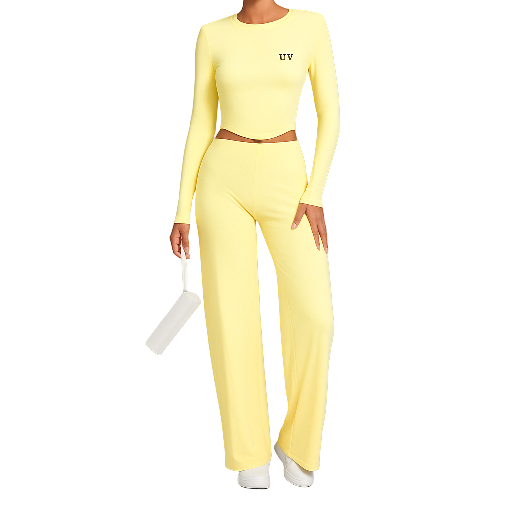 UV FIT 2-Piece Nude Yoga Set