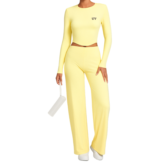 UV FIT 2-Piece Nude Yoga Set