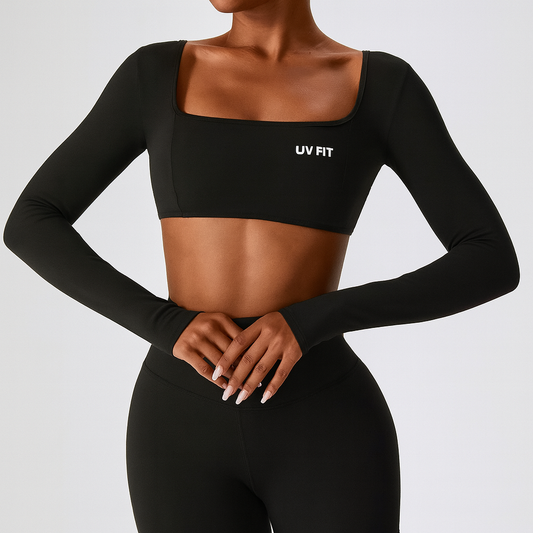 UV Fit Long Sleeve Crop Set