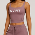 UV FIT Breathable Anti-Sweat Shockproof Sports Bra