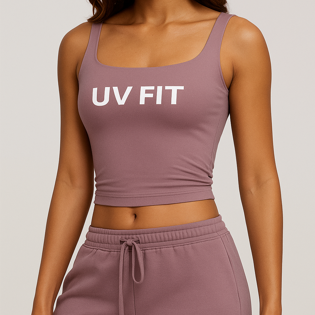 UV FIT Breathable Anti-Sweat Shockproof Sports Bra