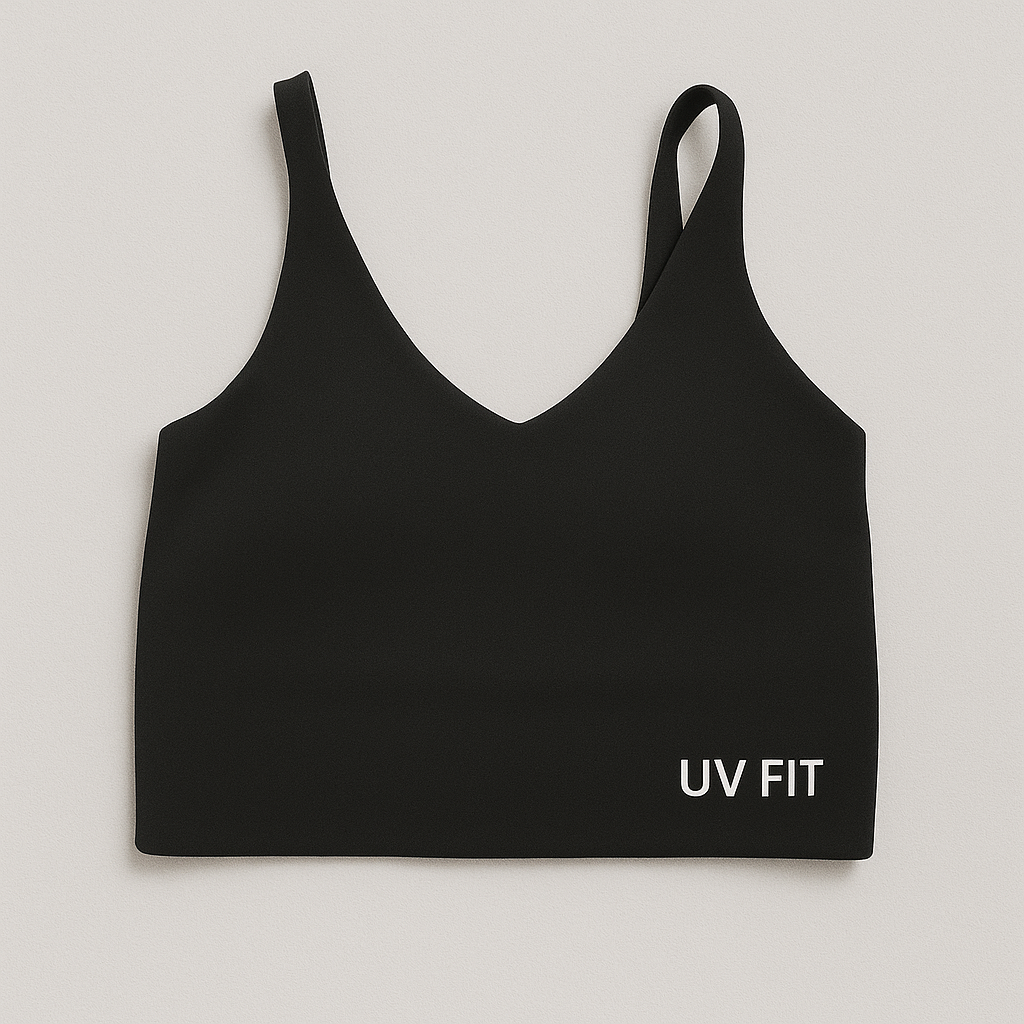 UV FIT Pleated U-Back Sports Bra